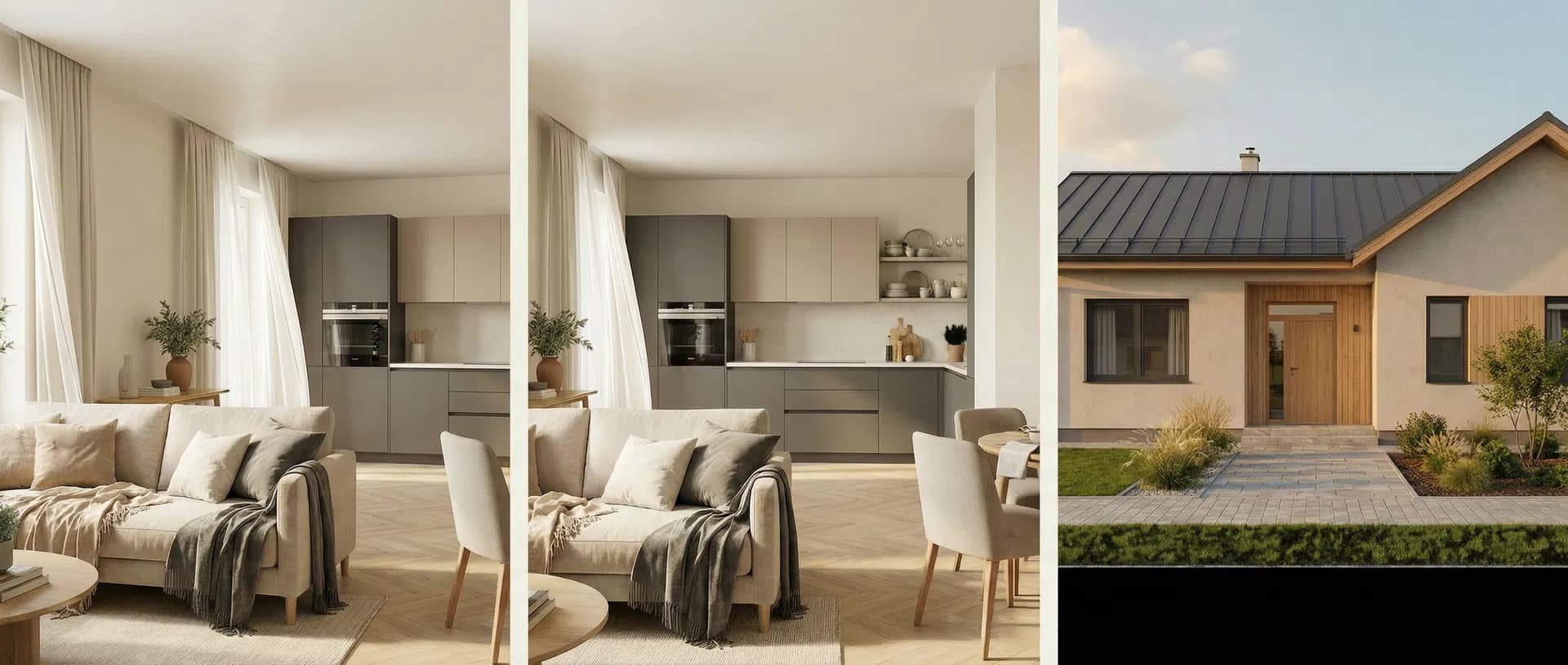 Render eksterijera — fasada u dnevnom svetlu