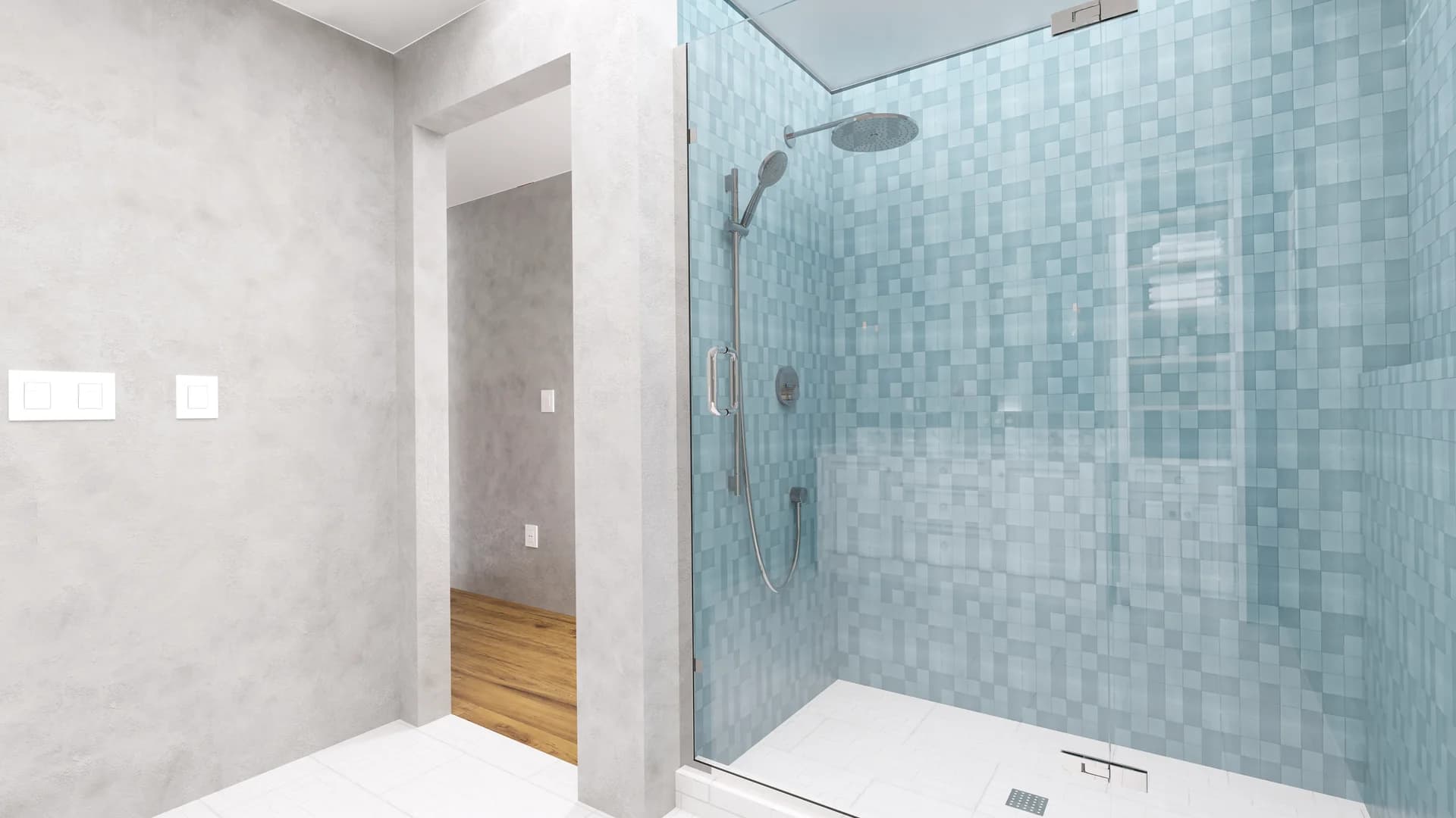 Virtuelna renovacija — renovirana prostorija sa novim podovima i toplim materijalima